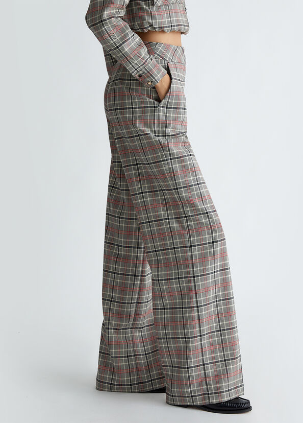 Liu Jo Pantaloni tartan Outlet