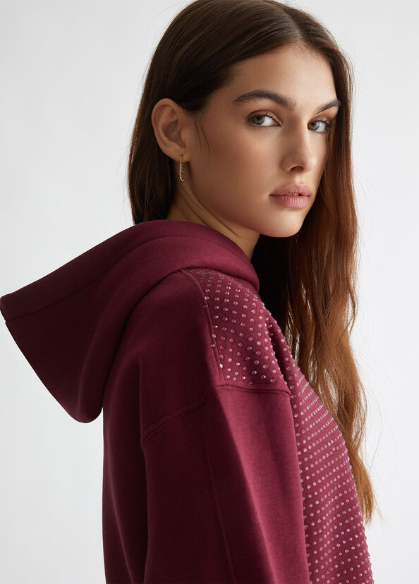 Liu Jo Felpa con strass Spedizione Gratuita