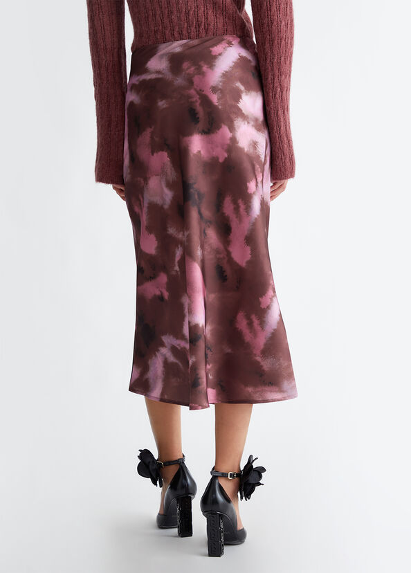 Liu Jo Gonna in twill stampato In Vendita