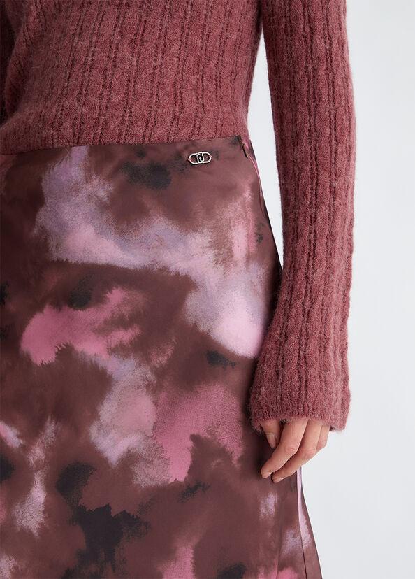 Liu Jo Gonna in twill stampato In Vendita