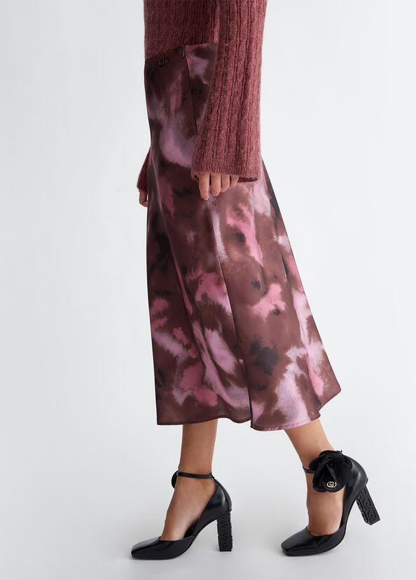Liu Jo Gonna in twill stampato In Vendita