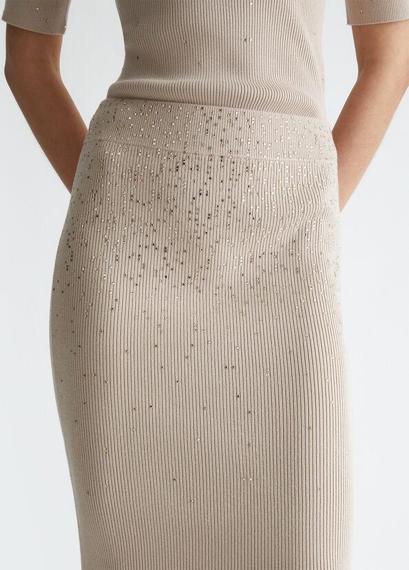 Liu Jo Longuette con strass dégradé Vendite Flash