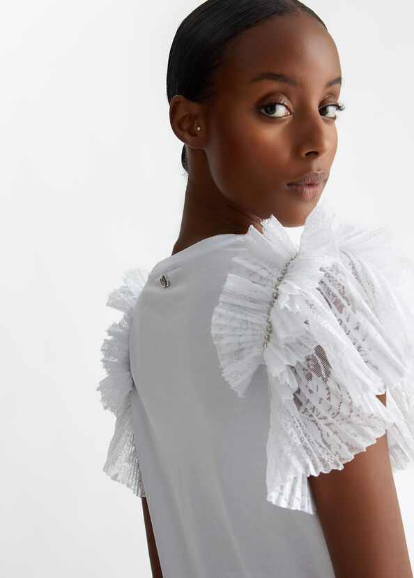 Liu Jo T-shirt con rouches Vendita