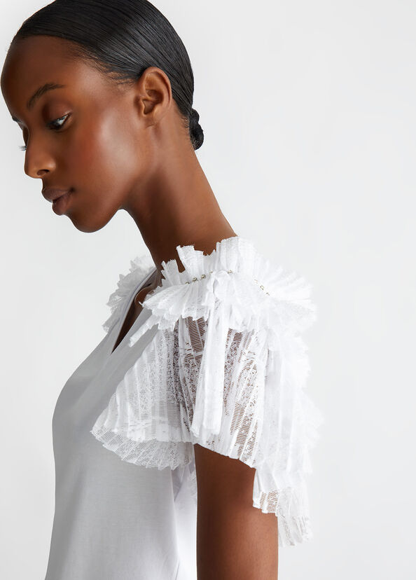 Liu Jo T-shirt con rouches Vendita