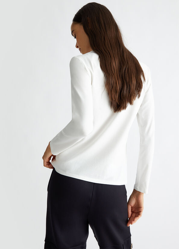 Liu Jo T-shirt con cuore e strass Novità