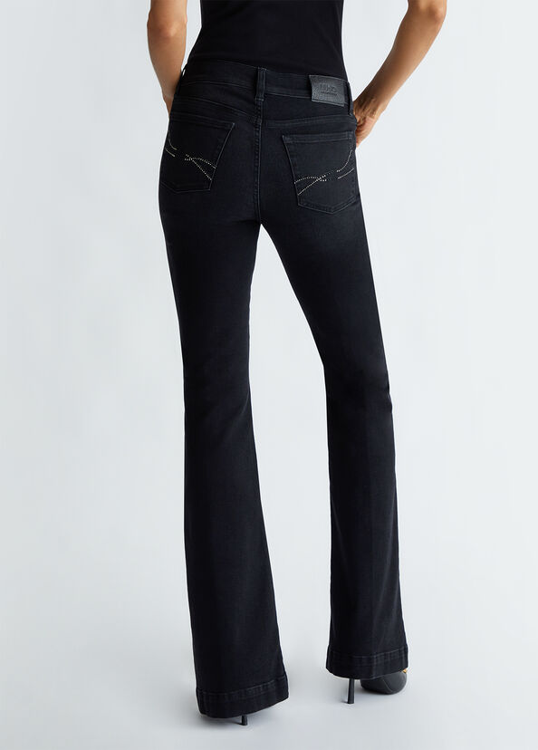 Liu Jo Jeans flare a vita alta Saldi