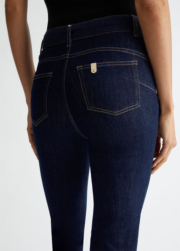 Liu Jo Jeans flare con cintura Vendita Economica