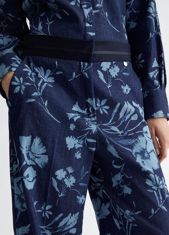 Liu Jo Jeans a palazzo con stampa floreale Promozione