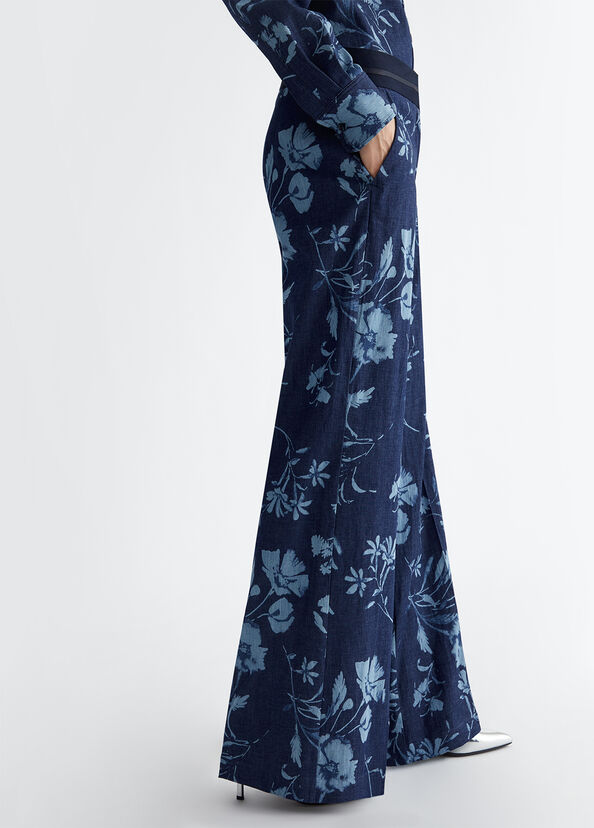 Liu Jo Jeans a palazzo con stampa floreale Promozione