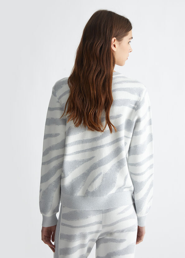 Liu Jo Maglia animalier jacquard Economico