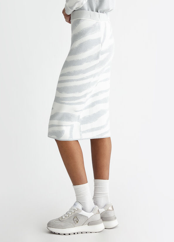 Liu Jo Gonna animalier in maglia Hotsell