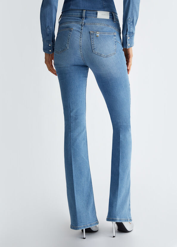 Liu Jo Jeans flare bottom up Saldi Di Fabbrica