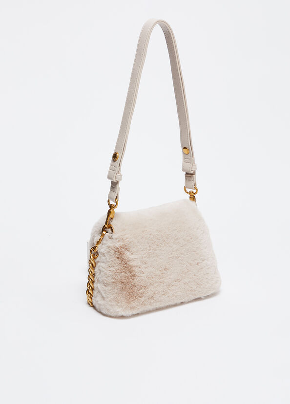 Liu Jo Borsa piccola LaPuffy in pelliccia sintetica Online