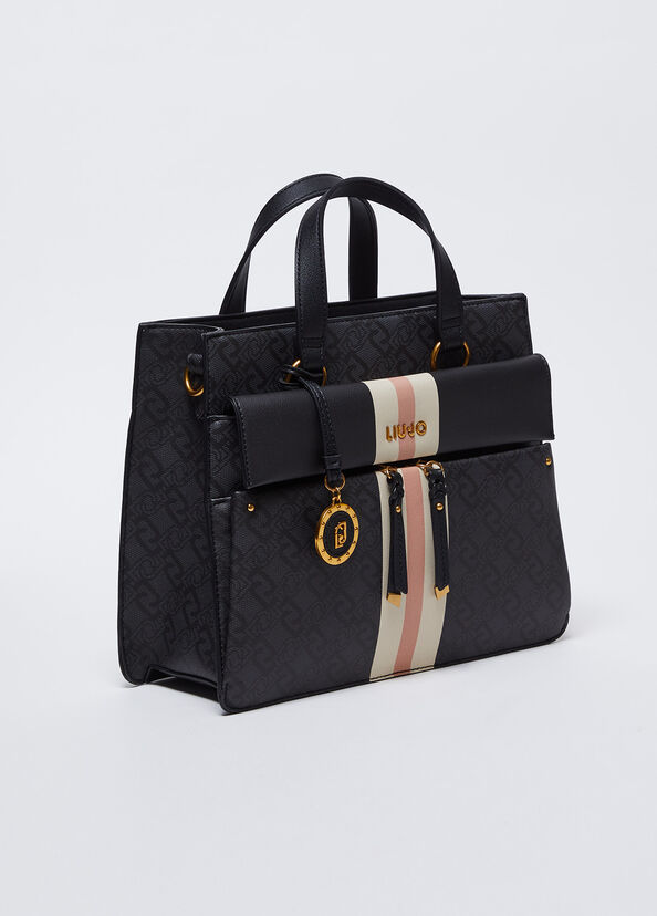 Liu Jo Borsa a mano con logo Fino al 60% di sconto