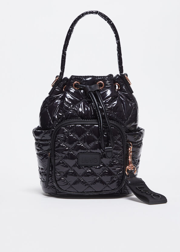 Liu Jo Borsa a secchiello in nylon trapuntato Fino al 55% di sconto