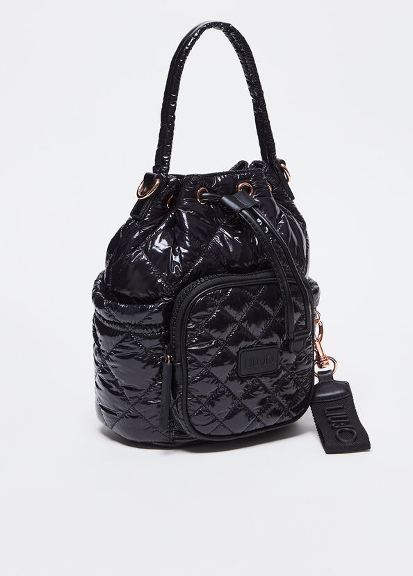 Liu Jo Borsa a secchiello in nylon trapuntato Fino al 55% di sconto