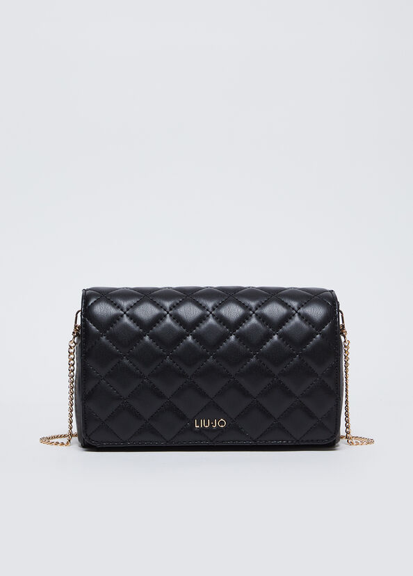 Liu Jo Borsa a tracolla matelassé con logo Discount Store per i nuovi prodotti
