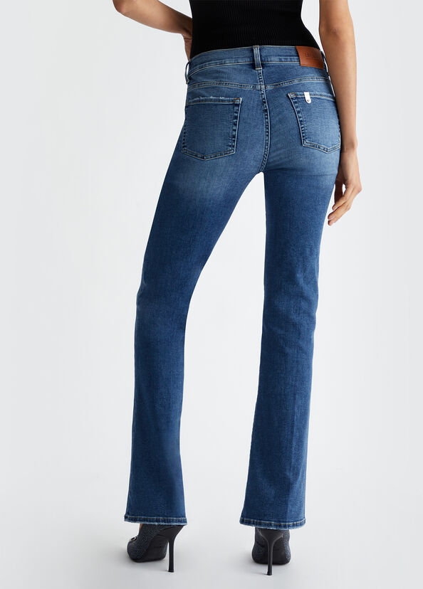 Liu Jo Jeans bootcut a vita alta In vendita