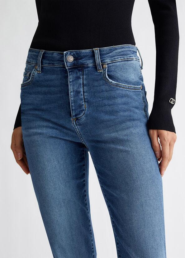 Liu Jo Jeans straight a vita alta Nuovo