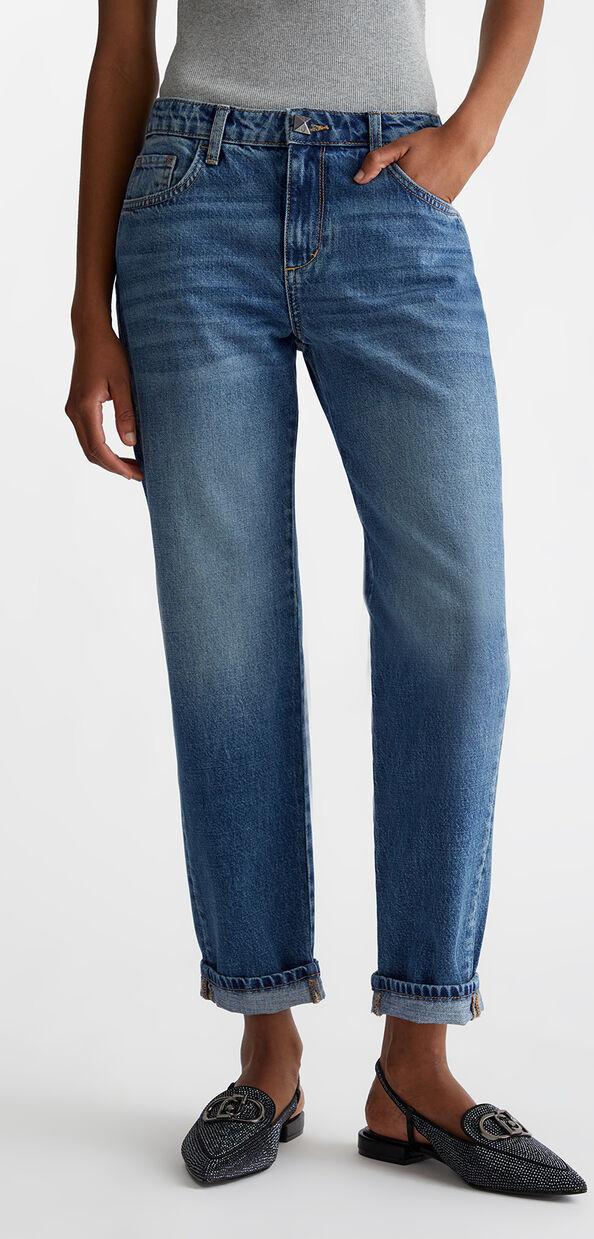 Liu Jo Jeans boyfriend a vita bassa Qualità