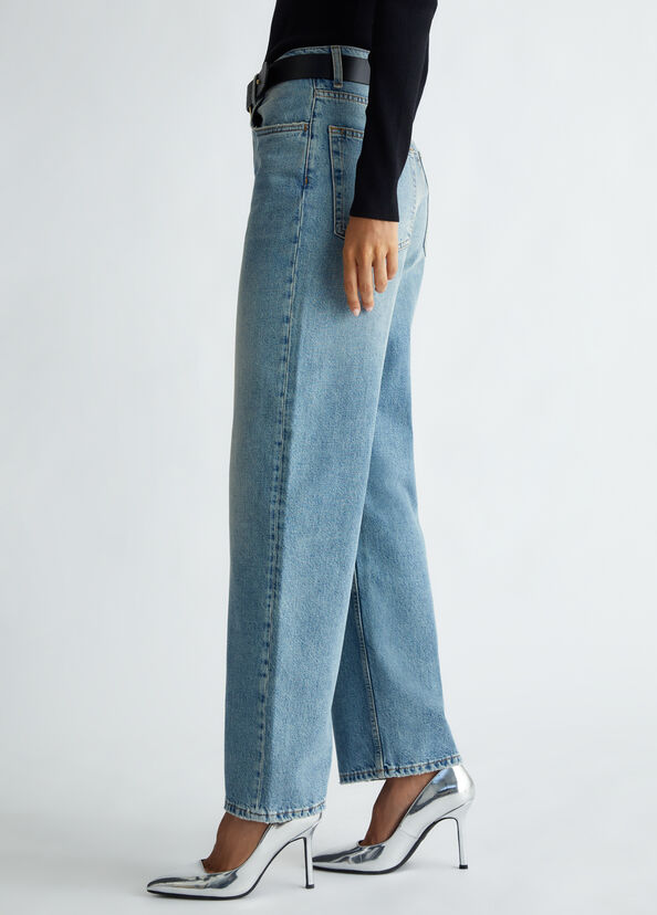 Liu Jo Jeans straight a vita alta Vendita