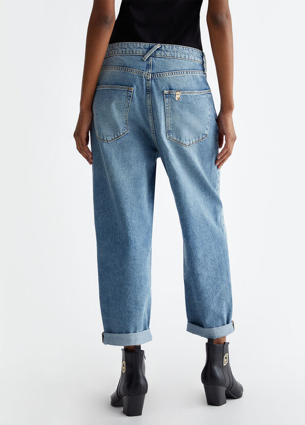 Liu Jo Jeans boyfriend cropped Fino Al -60%