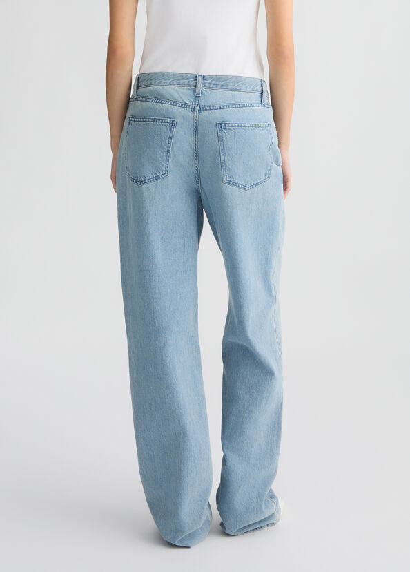 Liu Jo Jeans straight azzurri con charm gioiello Shopping Online