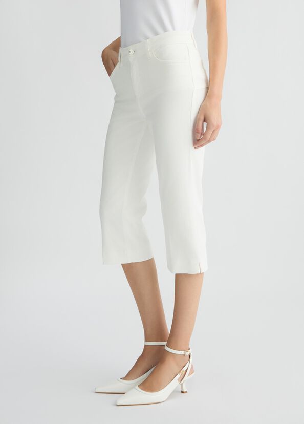 Liu Jo Pantaloni Capri in denim Prezzo Ridotto