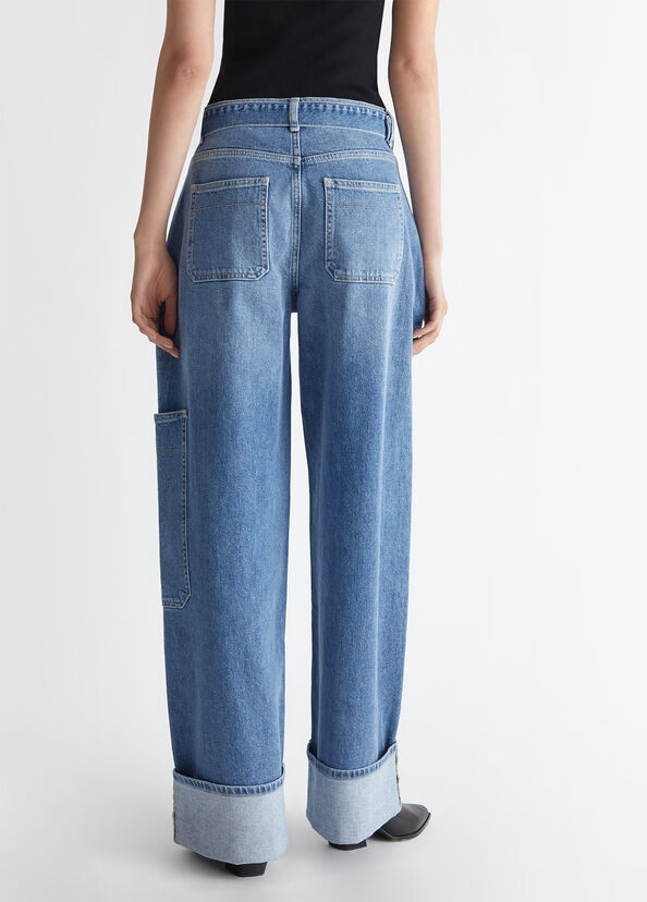 Liu Jo Jeans cargo flare con cintura Convenienza