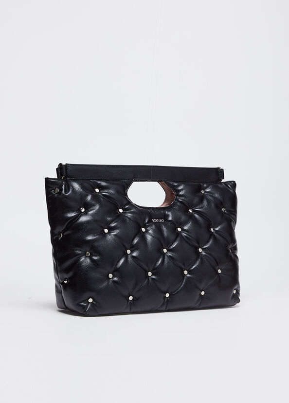 Liu Jo Borsa a mano glossy con borchie Offerte