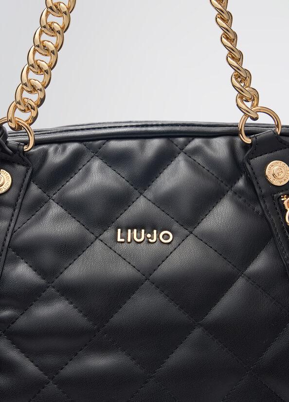 Liu Jo Borsa a mano nera trapuntata Vendite Flash