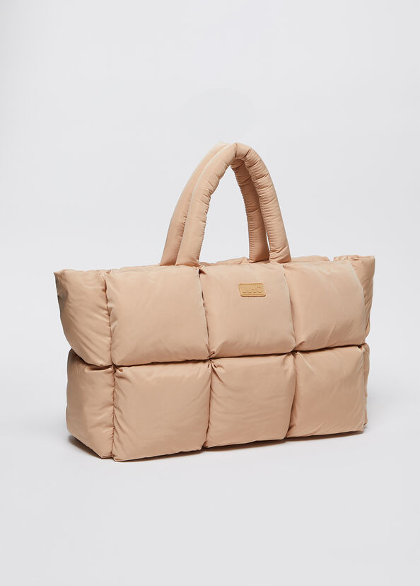 Liu Jo Shopping bag in nylon trapuntato Negozio
