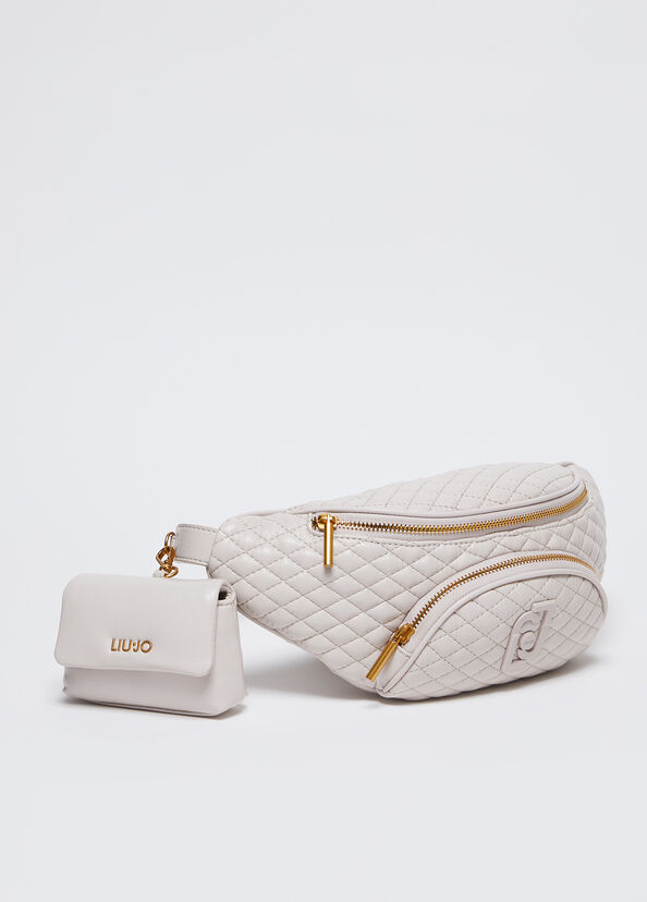 Liu Jo Marsupio matelassé con charm Nuova
