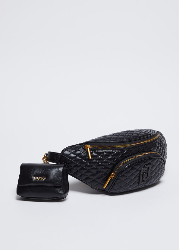 Liu Jo Marsupio matelassé con charm Spedizione gratuita