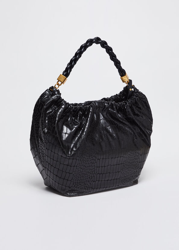 Liu Jo Borsa a mano con stampa coccodrillo Offerta speciale