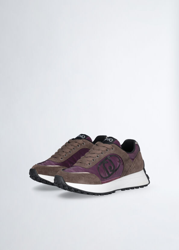 Liu Jo Sneakers in suede e nylon Offerta San Valentino