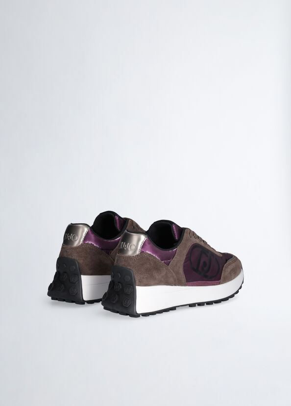 Liu Jo Sneakers in suede e nylon Offerta San Valentino