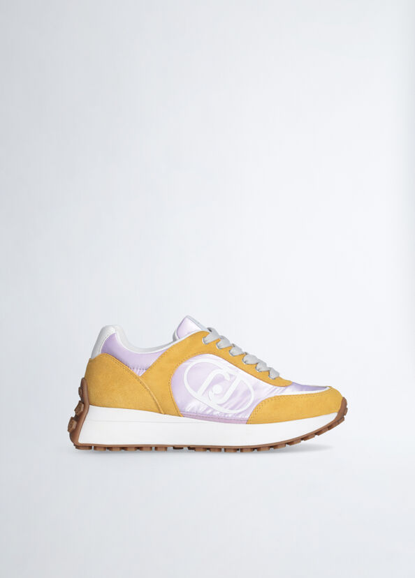 Liu Jo Sneakers in suede e nylon Vendita calda