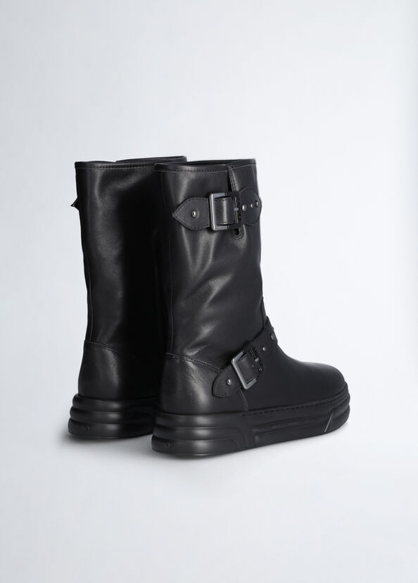 Liu Jo Biker boots in pelle Offerta migliore