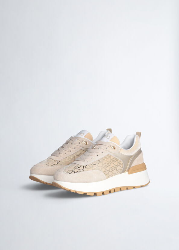 Liu Jo Sneakers platform con micro paillettes Offerte speciali