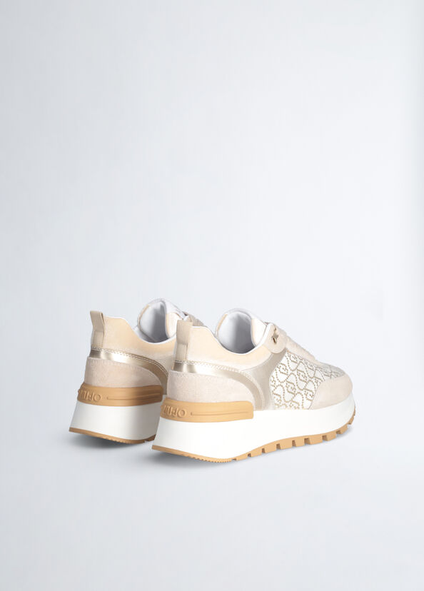 Liu Jo Sneakers platform con micro paillettes Offerte speciali