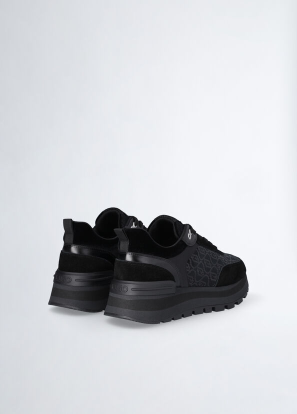 Liu Jo Sneakers platform con micro paillettes Sconti VIP