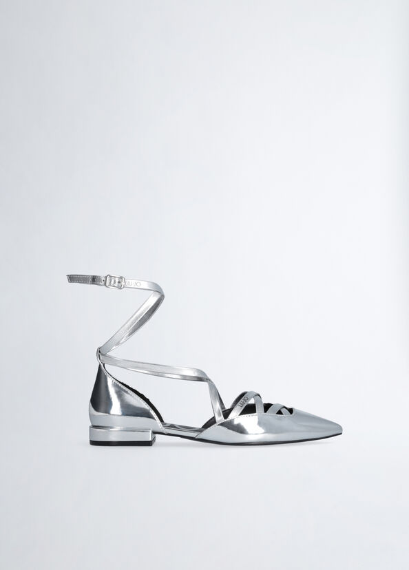 Liu Jo Ballerine a specchio con cinturino Duty-free