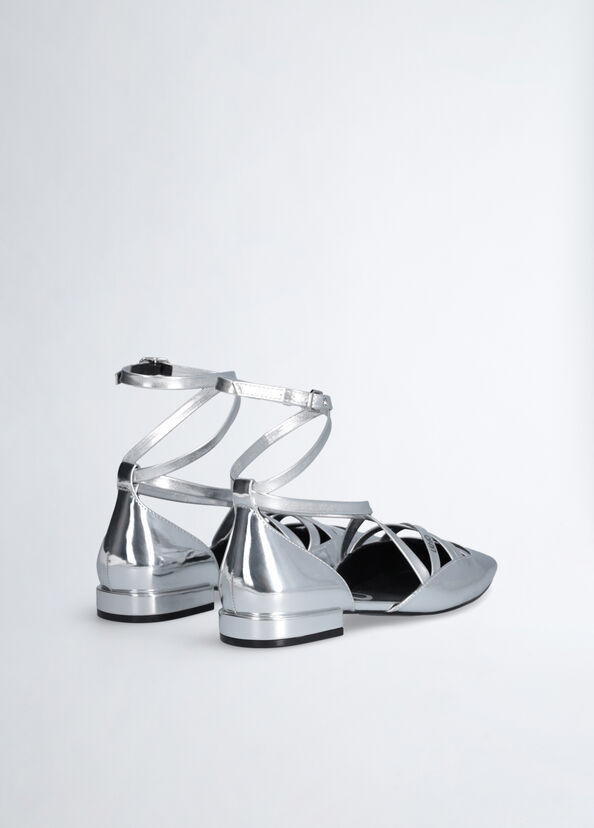 Liu Jo Ballerine a specchio con cinturino Duty-free