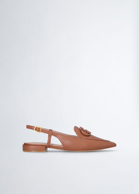 Liu Jo Ballerine slingback marroni Sconti questo mese