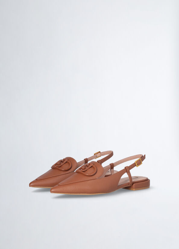 Liu Jo Ballerine slingback marroni Sconti questo mese