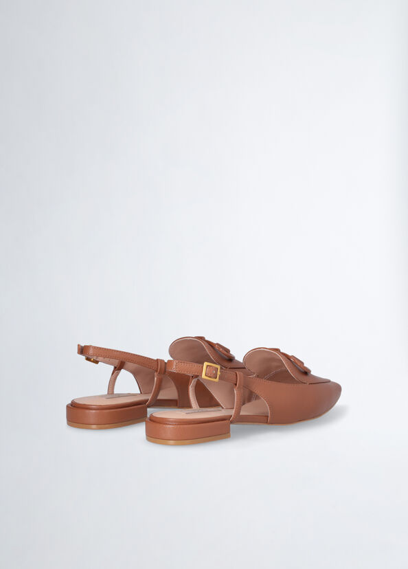 Liu Jo Ballerine slingback marroni Sconti questo mese