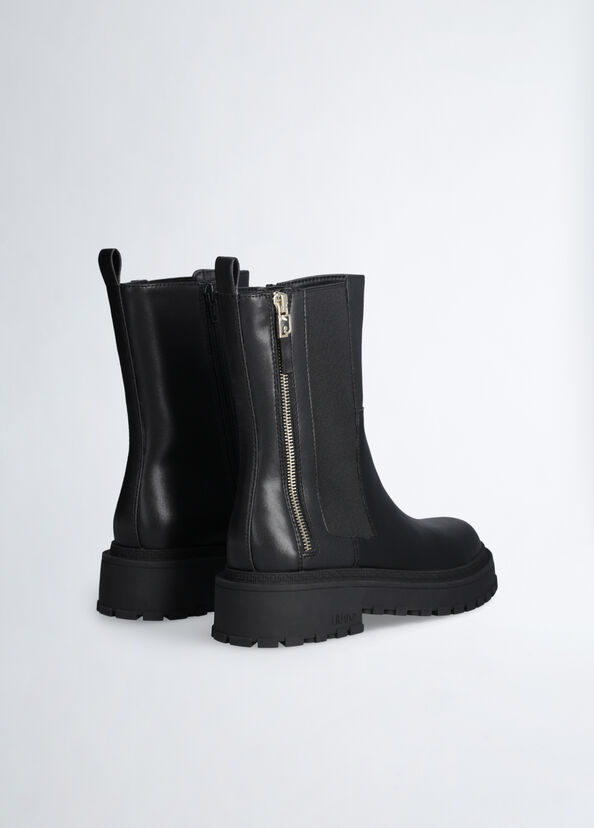 Liu Jo Stivaletti neri con zip Italy