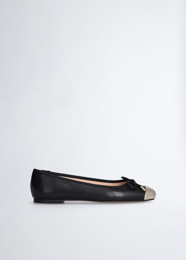 Liu Jo Ballerine nere in morbida nappa Consegna Veloce