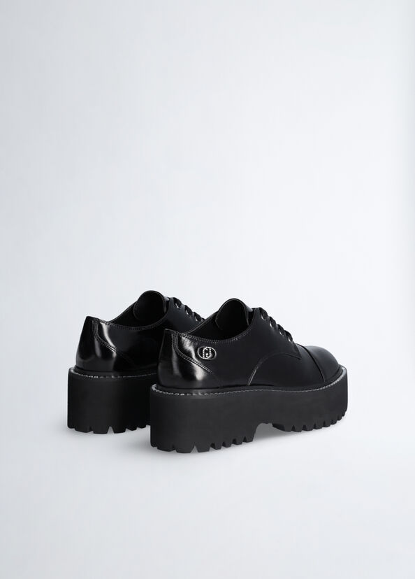 Liu Jo Scarpe platform nere in vernice Shopping Online